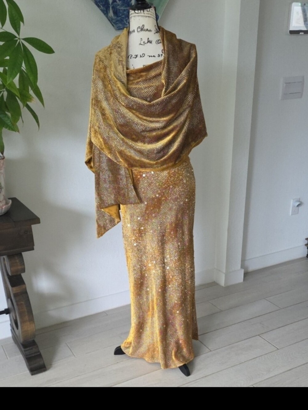1970s Victoria Royal By Mary Bays Evening Gown